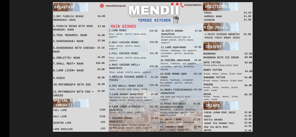 MENDII Photo Menu 4
