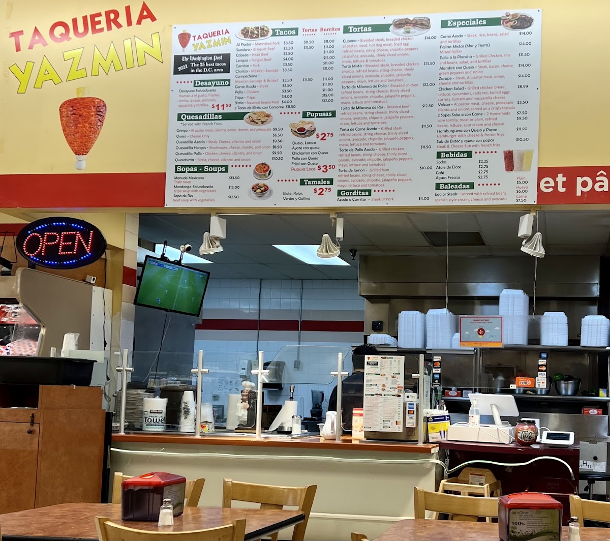 Taqueria Yazmin Manassas Photo Menu 3