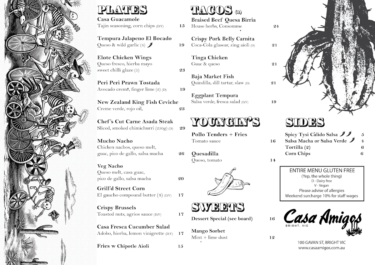 Casa Amigos Bright Photo Menu 1