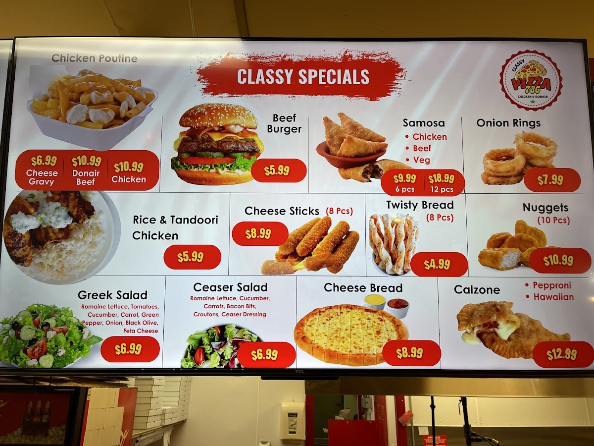 Classy Pizza 786 Photo Menu 2