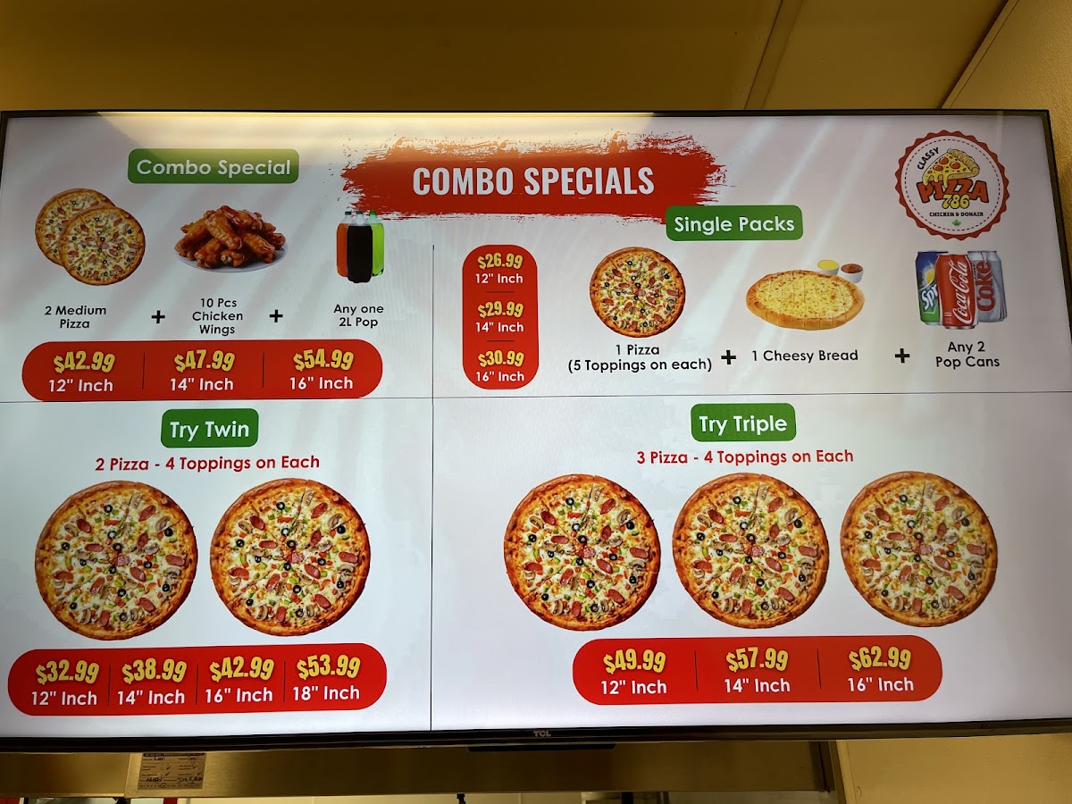 Classy Pizza 786 Photo Menu 3