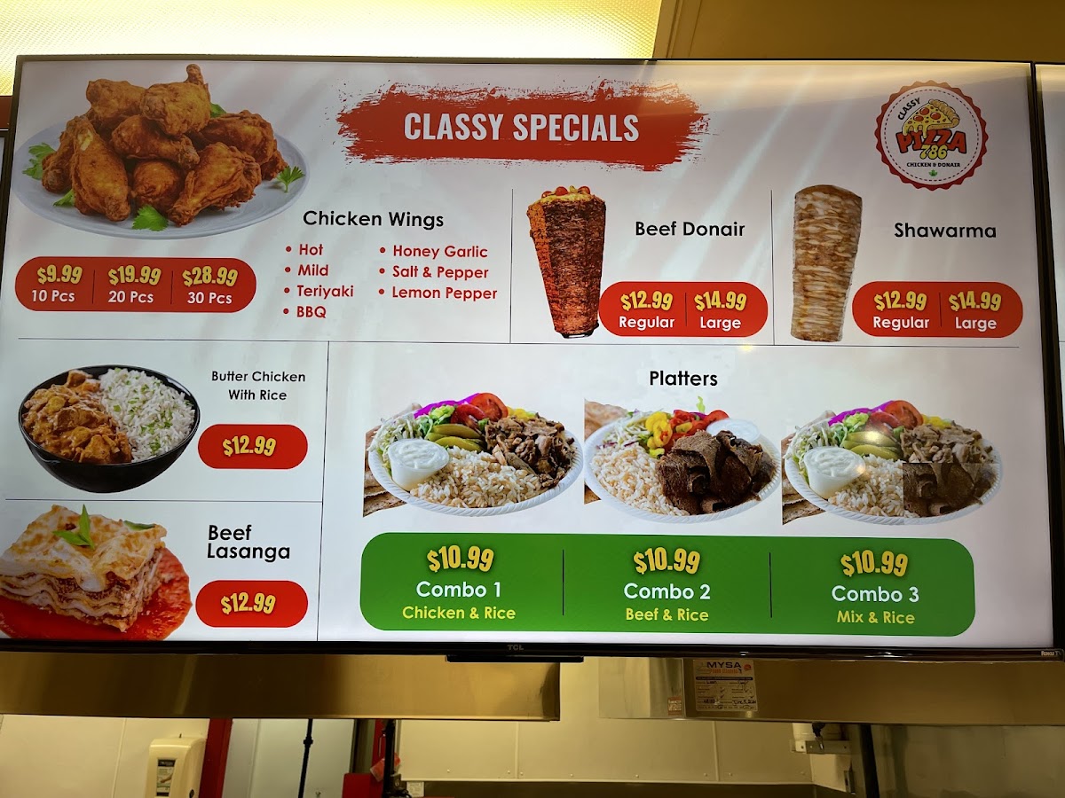 Classy Pizza 786 Photo Menu 4