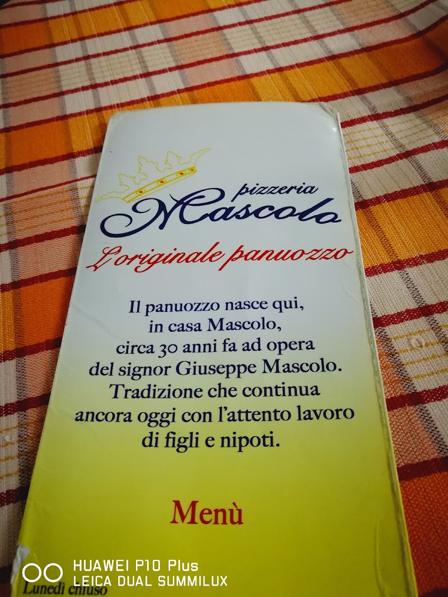 Pizza e panuozzo Mascolo 1982 Photo Menu 5