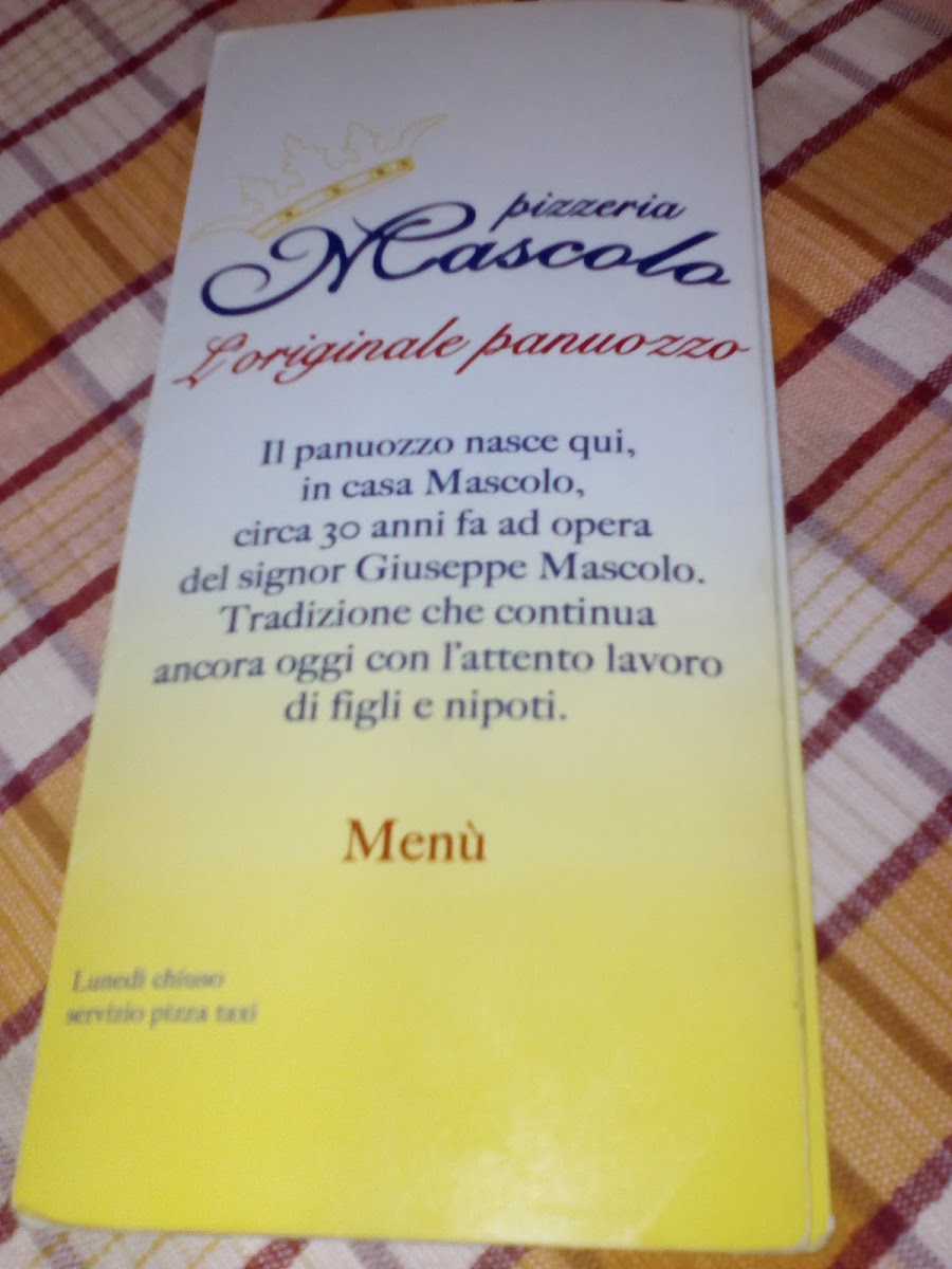 Pizza e panuozzo Mascolo 1982 Photo Menu 6