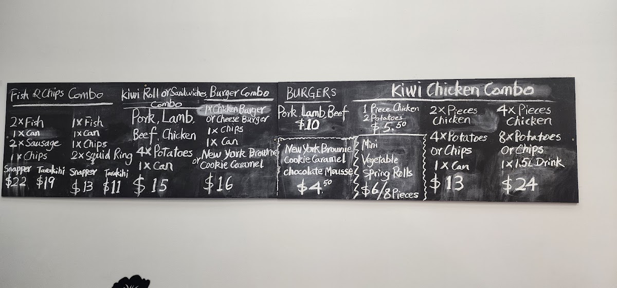 Kiwi Roast Photo Menu 8