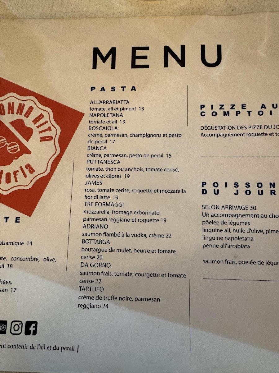 Bistrattoria Nonna Rita Photo Menu 3