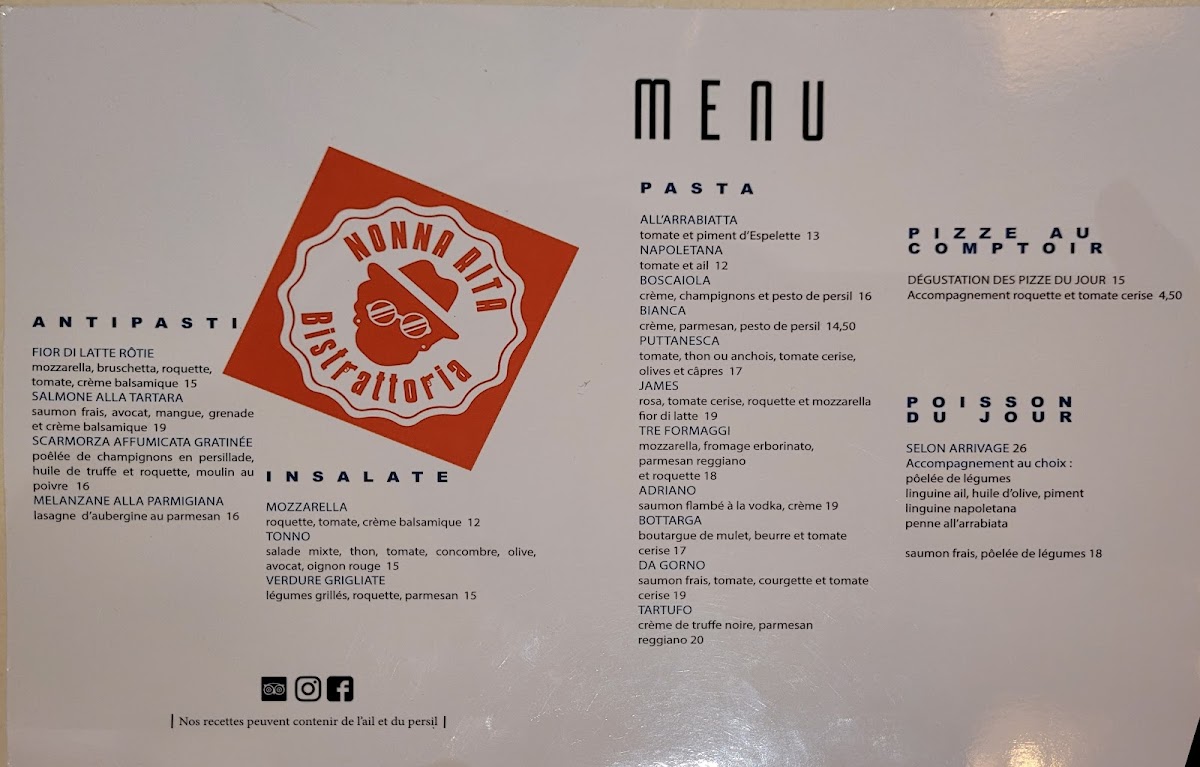 Bistrattoria Nonna Rita Photo Menu 4