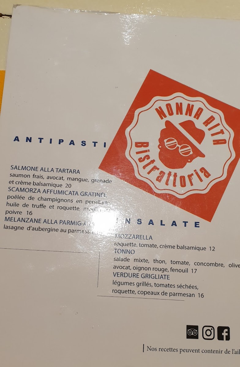 Bistrattoria Nonna Rita Photo Menu 5