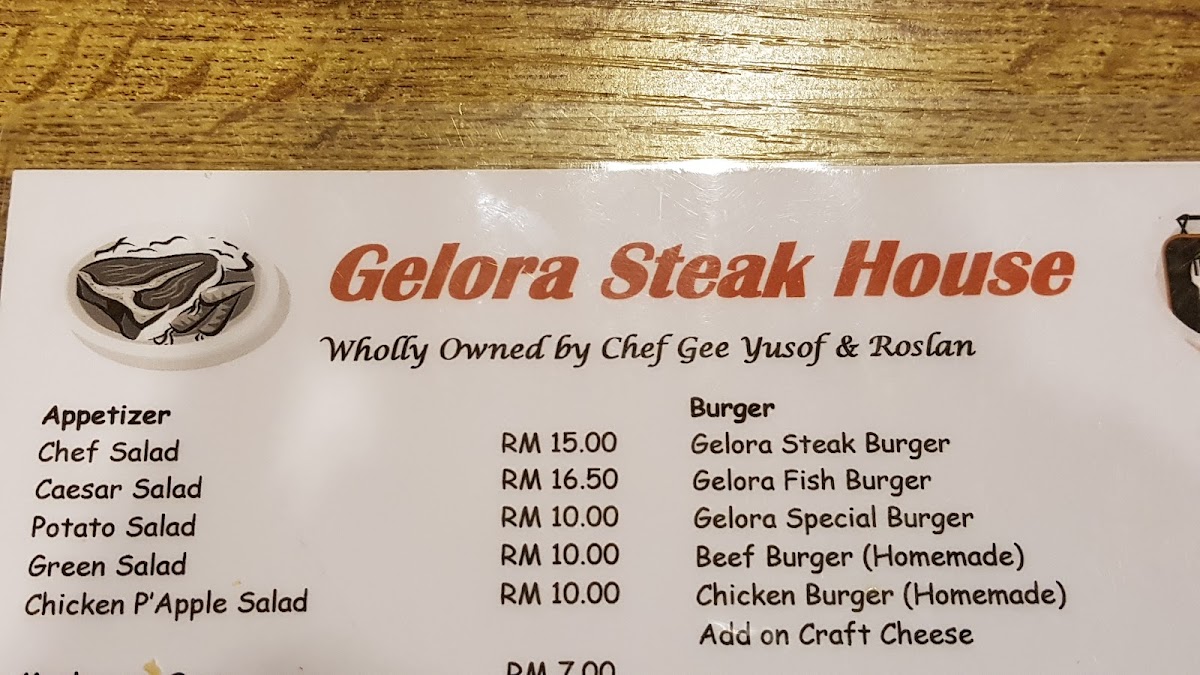 Gelora Steak House Photo Menu 6