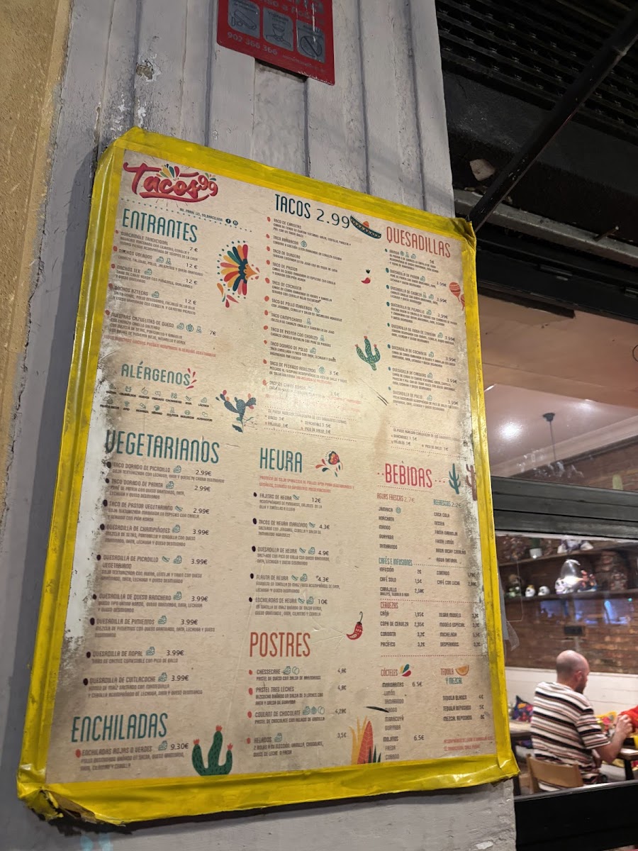 tacos 99 Photo Menu 4