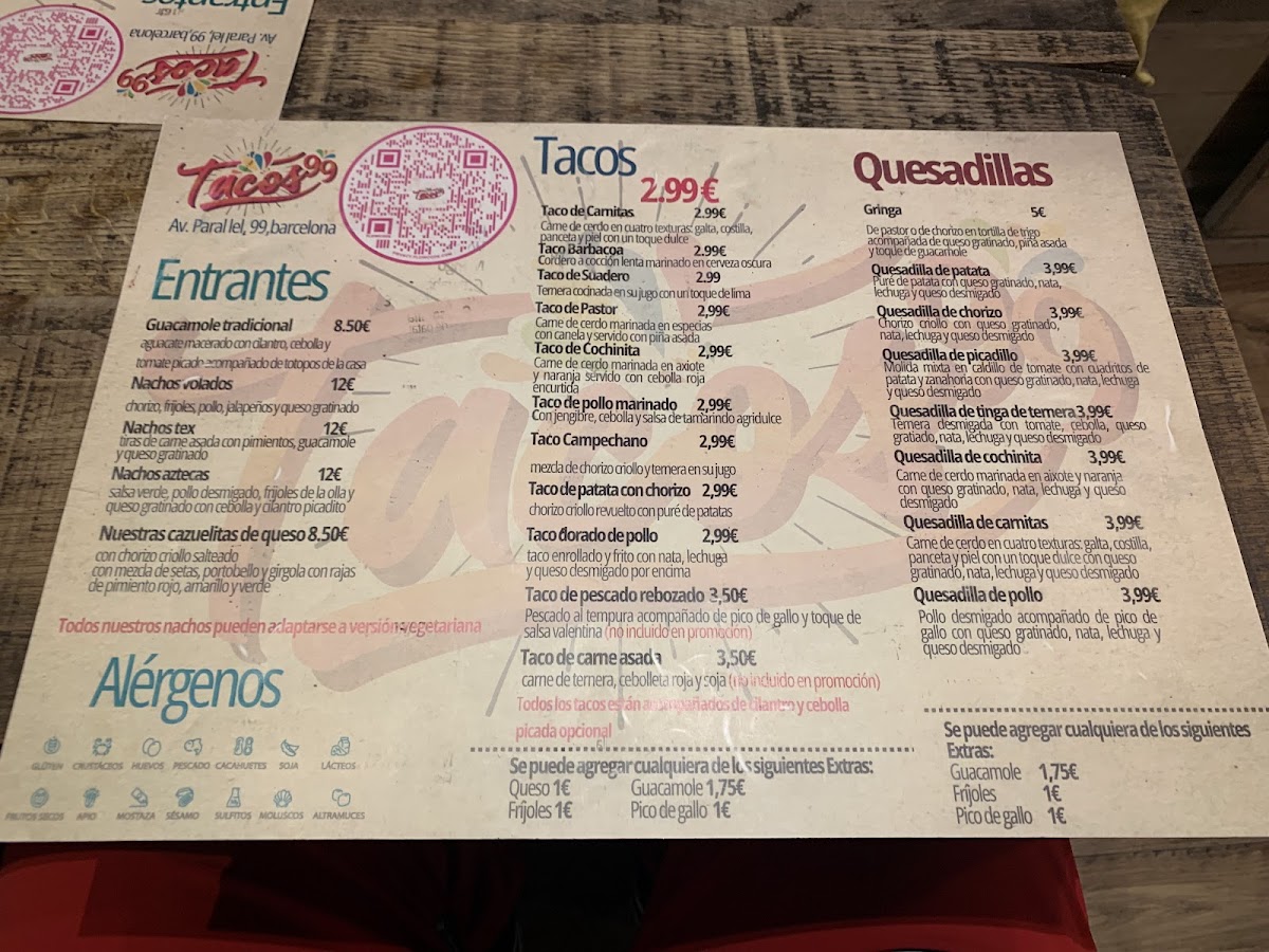 tacos 99 Photo Menu 6
