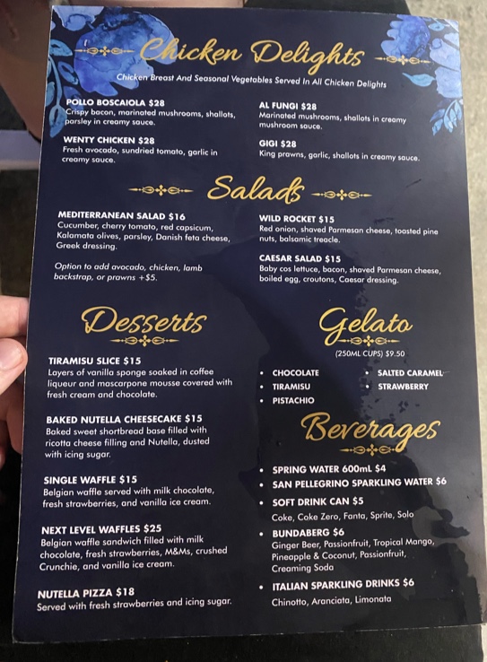 La Famiglia Pizzeria Photo Menu 1