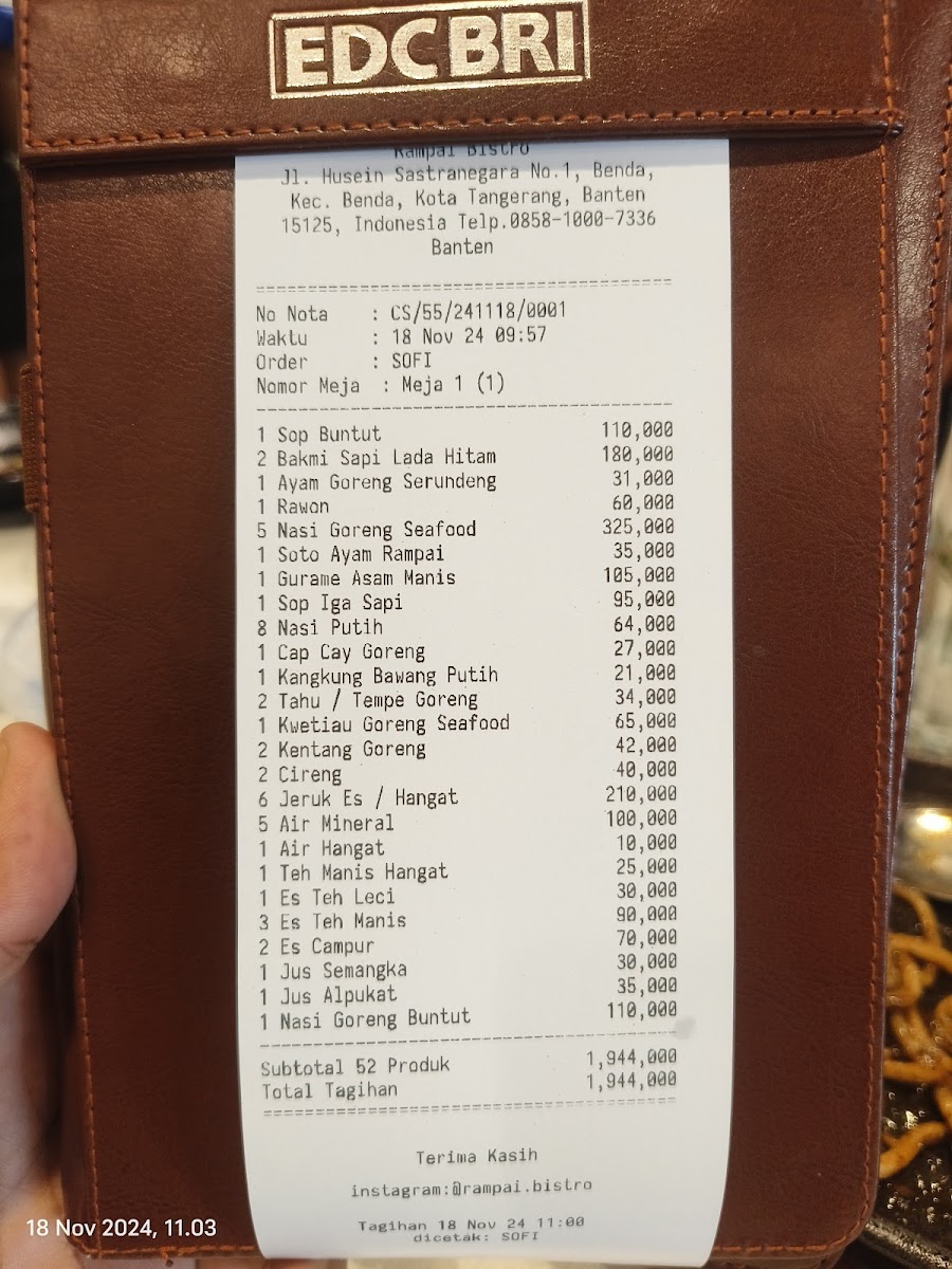 Rampai Bistro Photo Menu 10