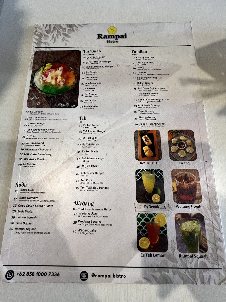 Rampai Bistro Photo Menu 3
