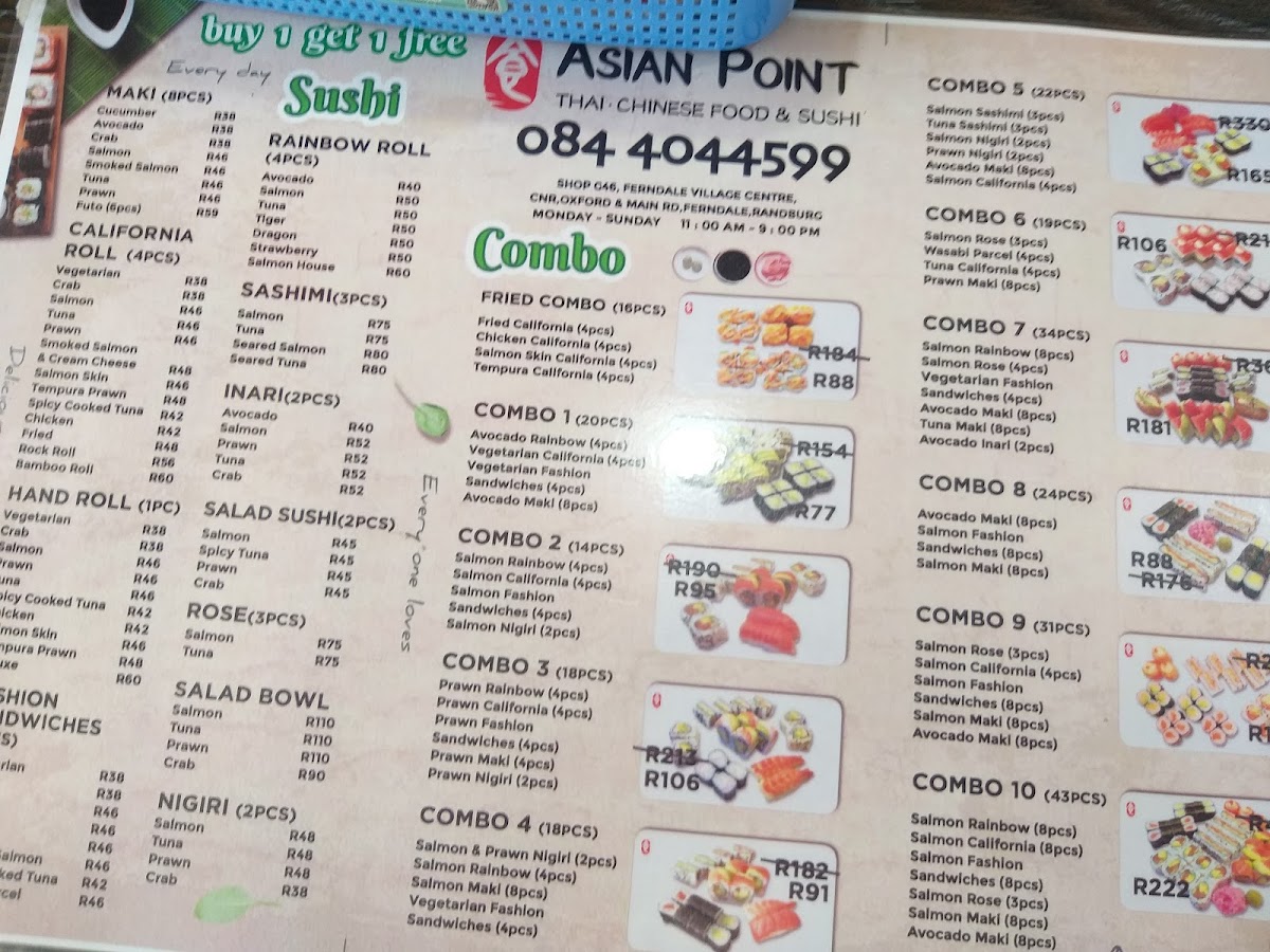 Asian Point Ferndale Photo Menu 5