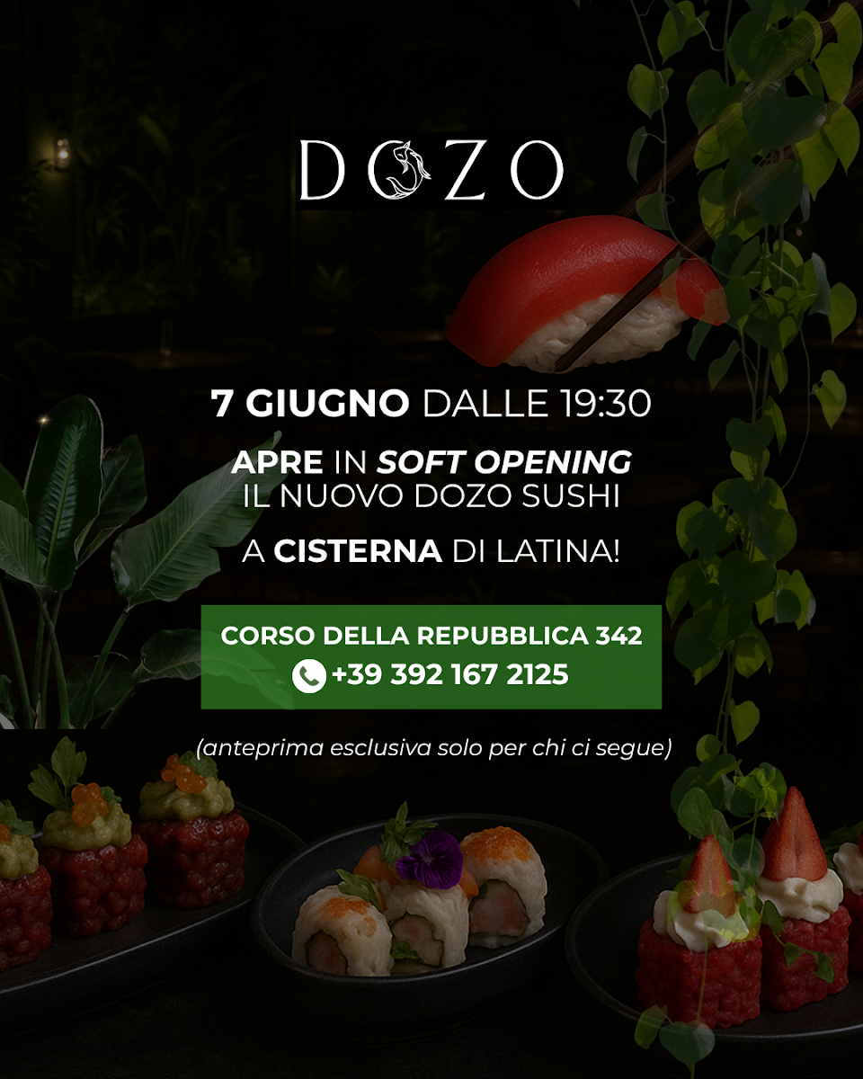 Ristorante Dozo Sushi Cisterna Photo Menu 4