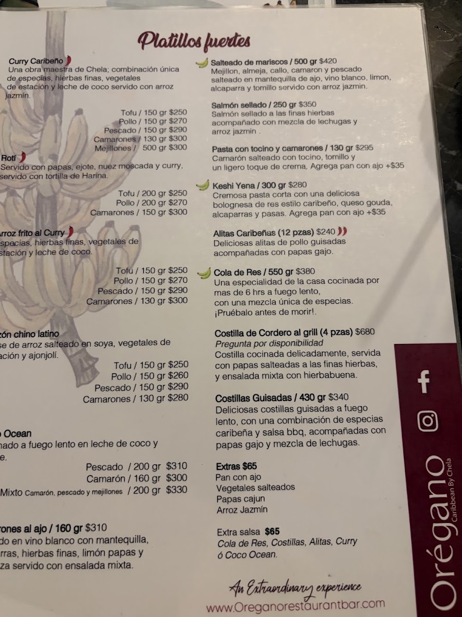 Oregano Caribbean Cuisine Photo Menu 2
