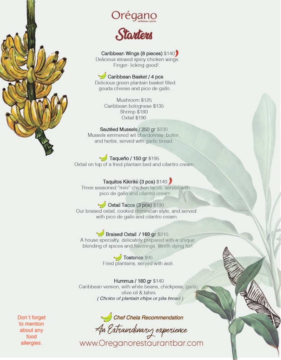 Oregano Caribbean Cuisine Photo Menu 7