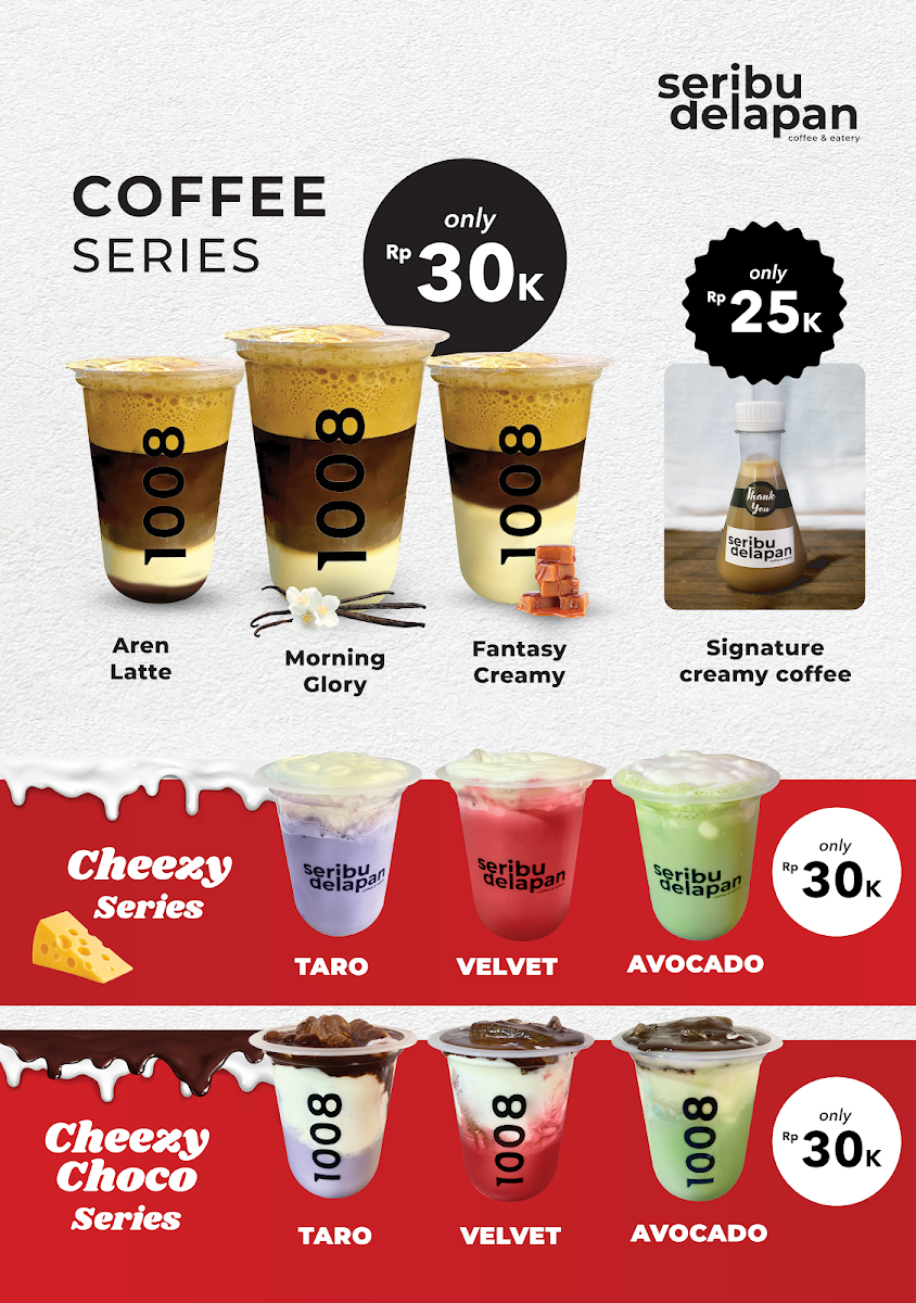 Seribu Delapan Coffee & Eatery Photo Menu 1