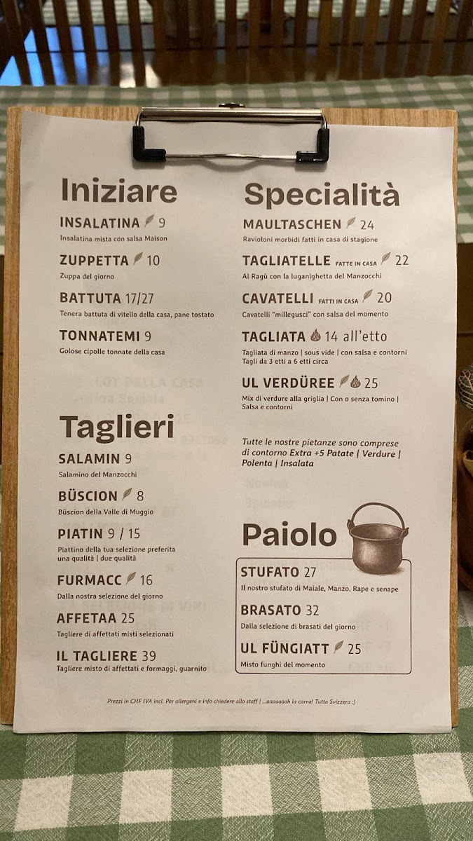 Osteria Rusticanella Photo Menu 1