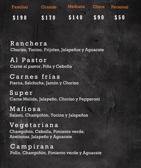 ARRABAL Photo Menu 1
