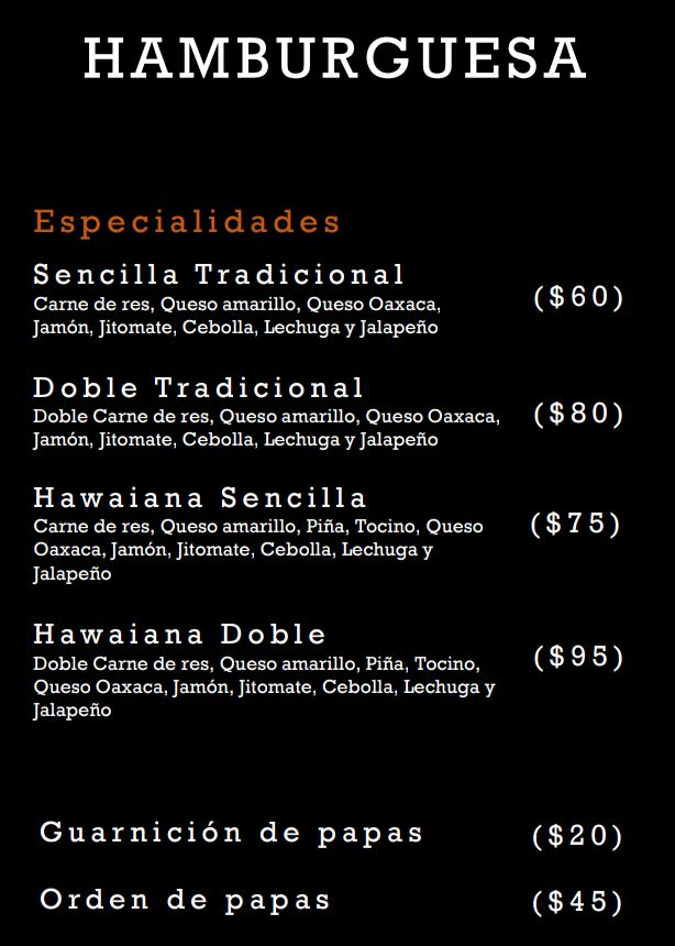 ARRABAL Photo Menu 2