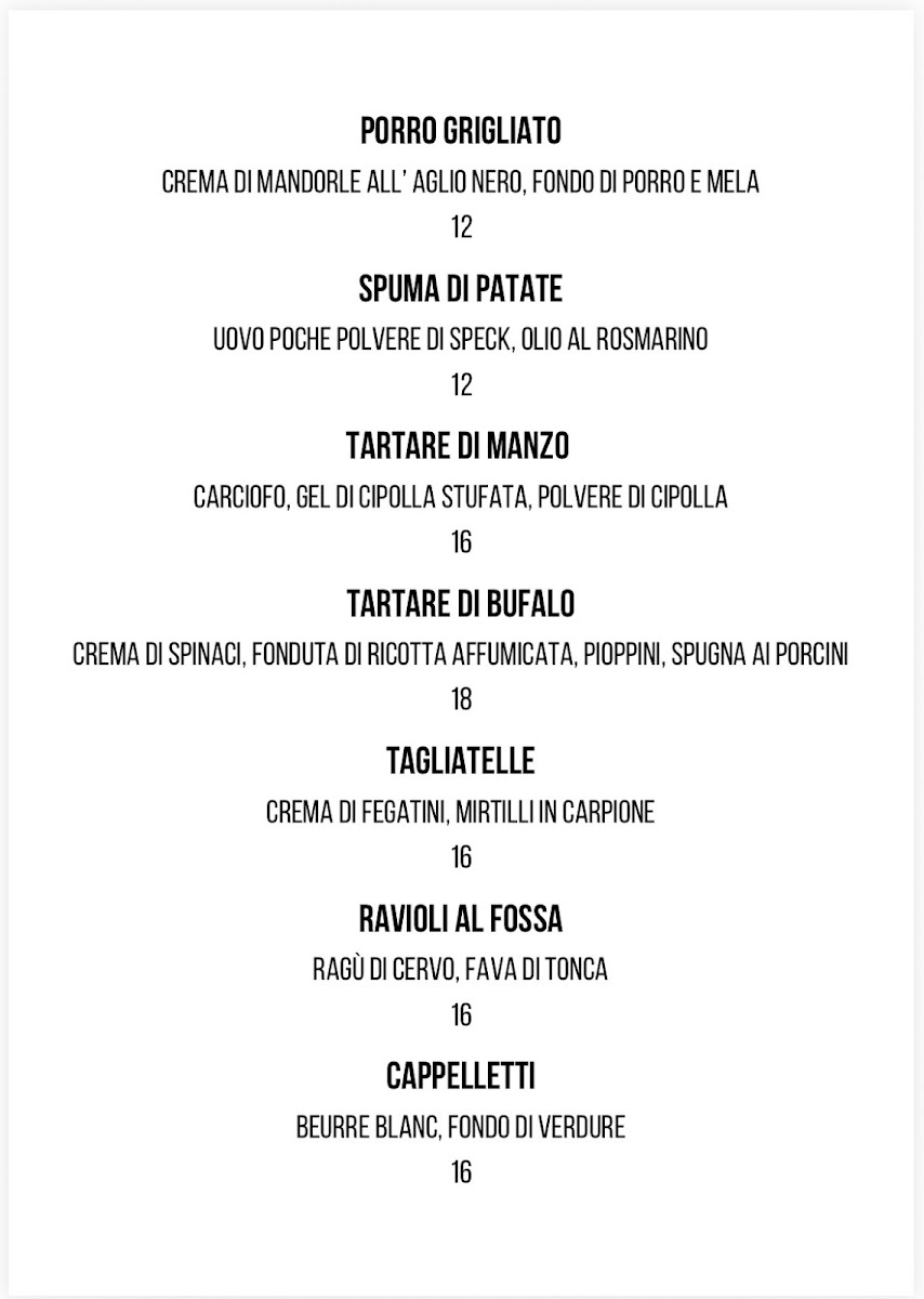 Crudo Forlì Photo Menu 1