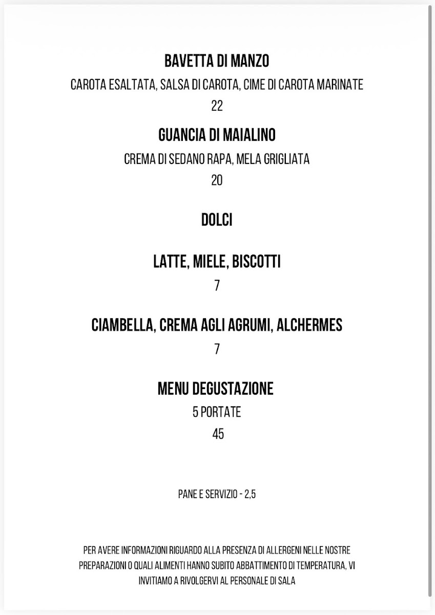Crudo Forlì Photo Menu 2