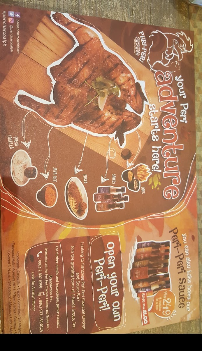 Peri Peri Evia Lifestyle Mall Photo Menu 10