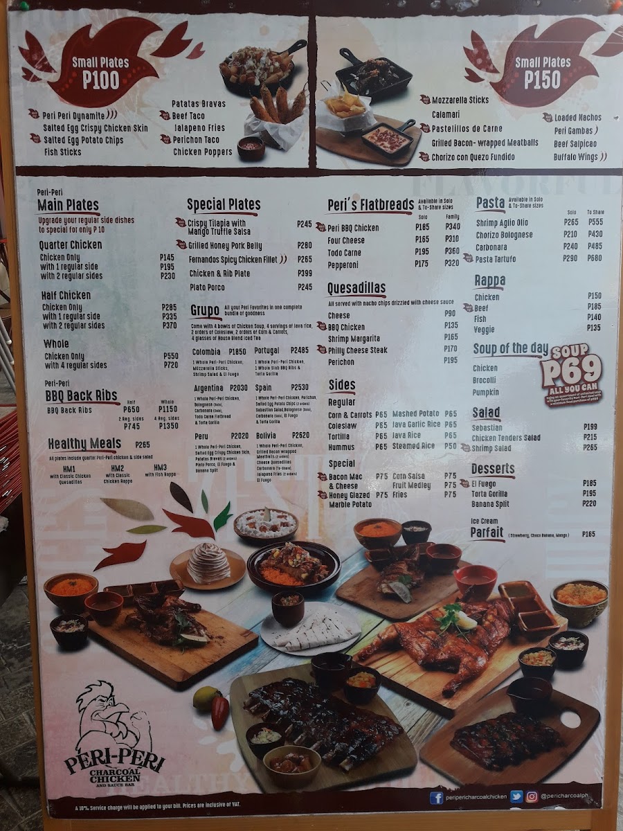 Peri Peri Evia Lifestyle Mall Photo Menu 3