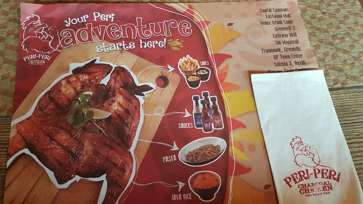 Peri Peri Evia Lifestyle Mall Photo Menu 8