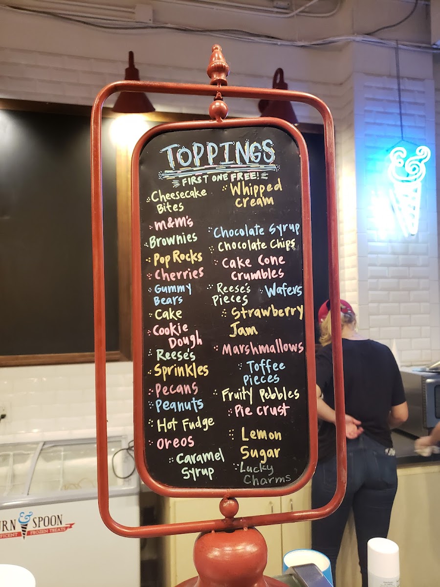 Churn and Spoon Photo Menu 1