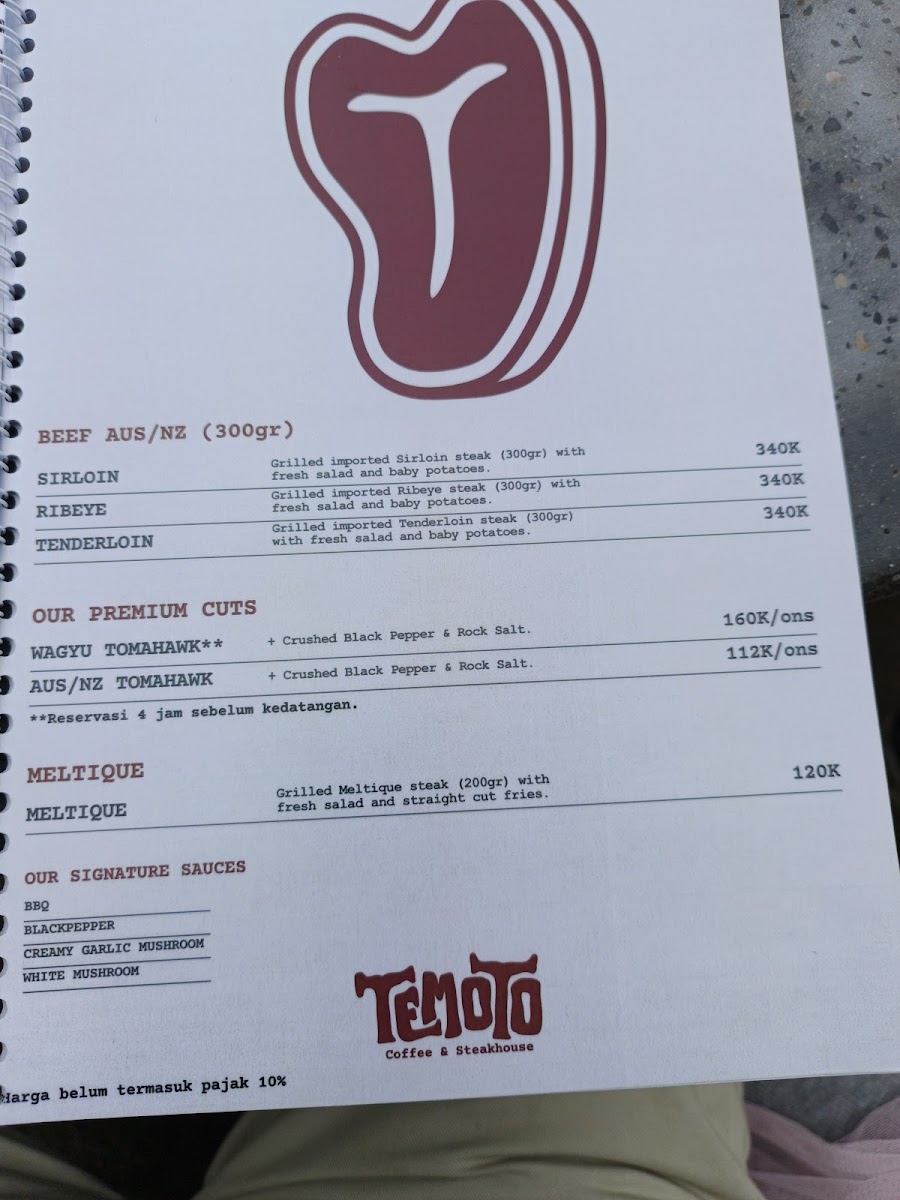 TEMOTO - COFFEE & STEAKHOUSE Photo Menu 6