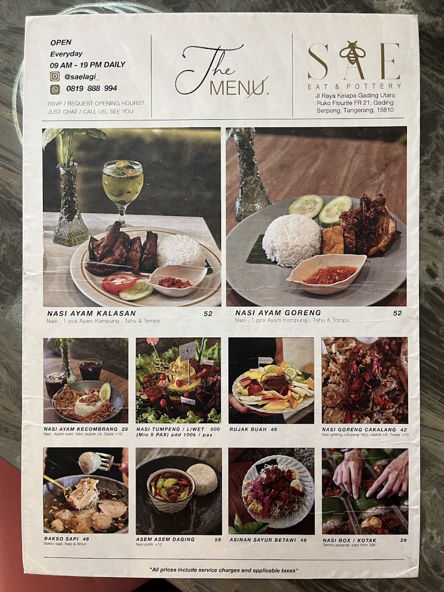 SAE EAT & POTTERY GADING SERPONG Photo Menu 10