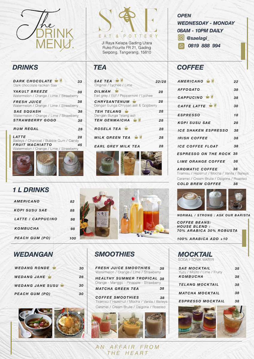 SAE EAT & POTTERY GADING SERPONG Photo Menu 2