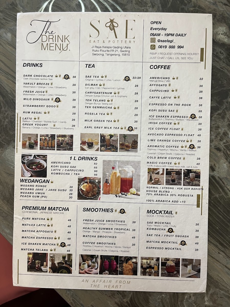 SAE EAT & POTTERY GADING SERPONG Photo Menu 3