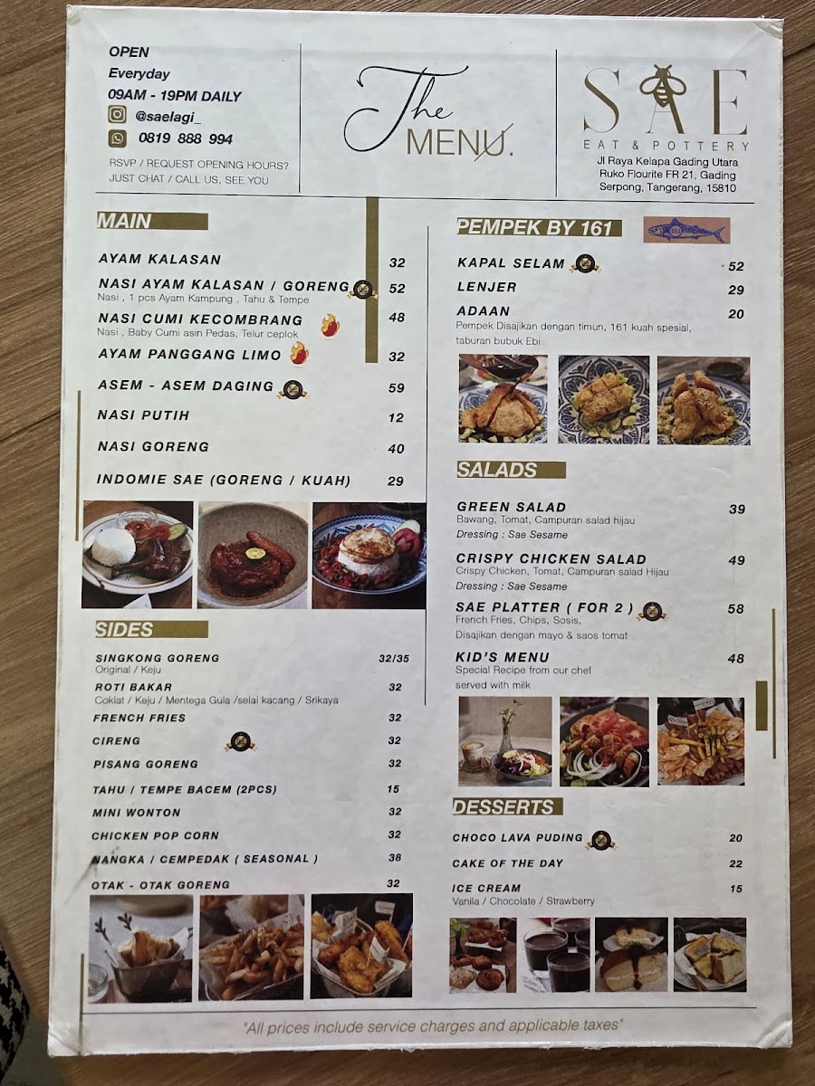 SAE EAT & POTTERY GADING SERPONG Photo Menu 9