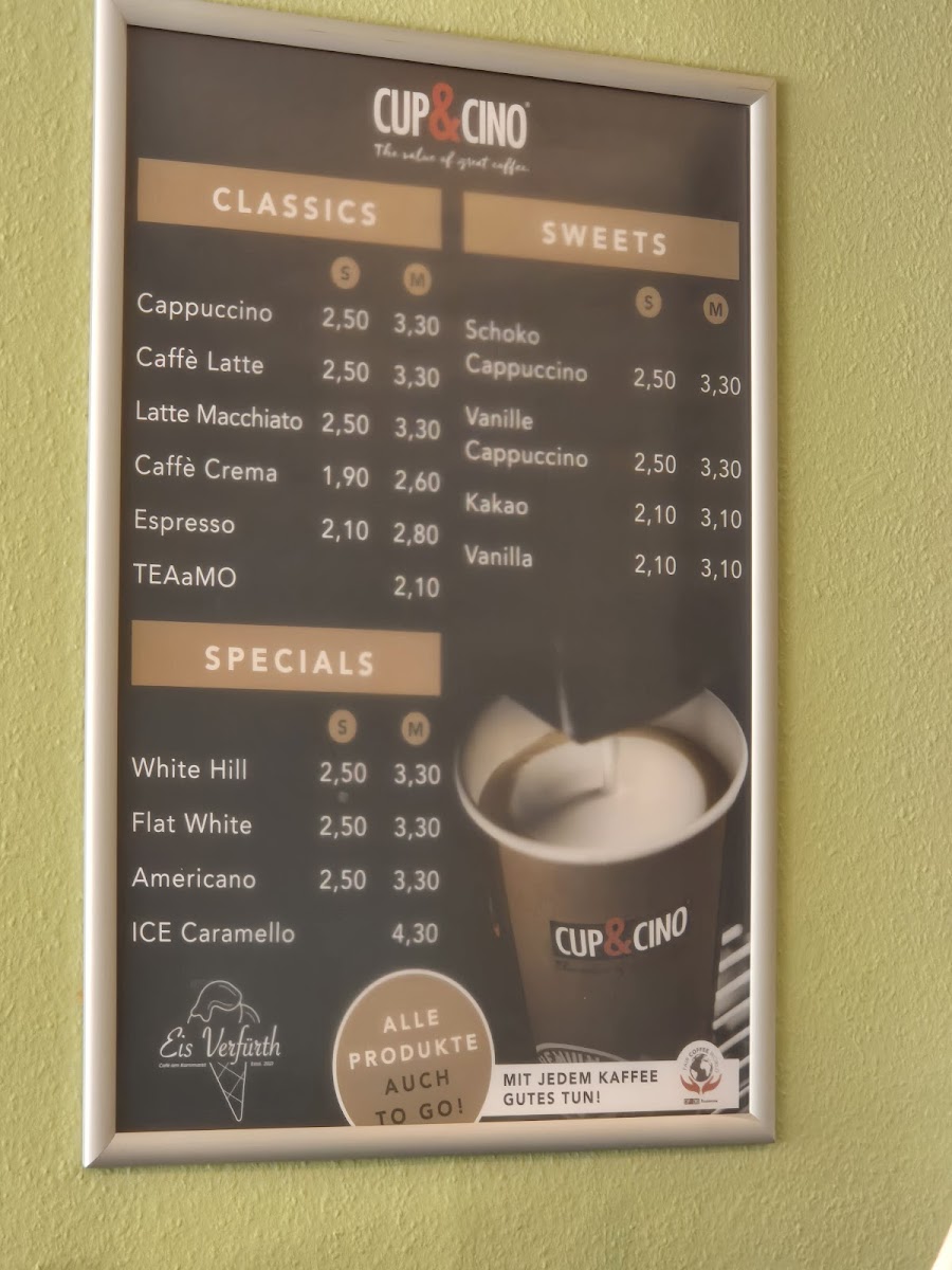Eis Verfürth Photo Menu 1