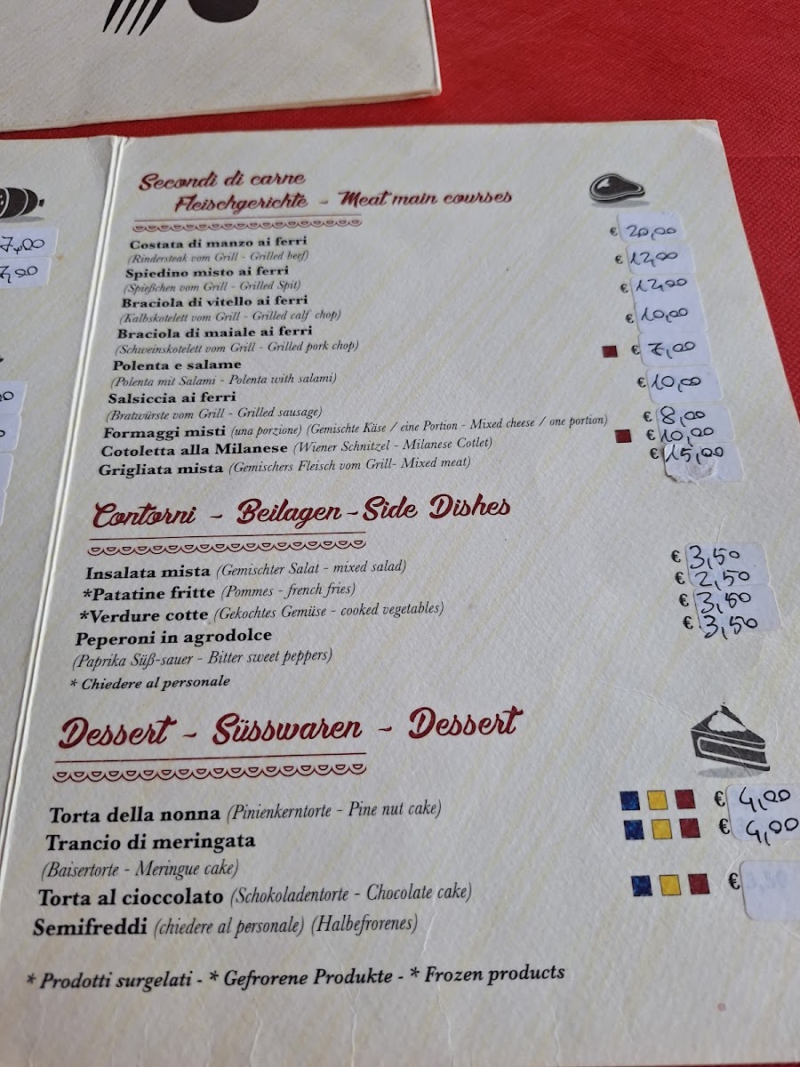 Trattoria Bar Alla Prada' Photo Menu 3