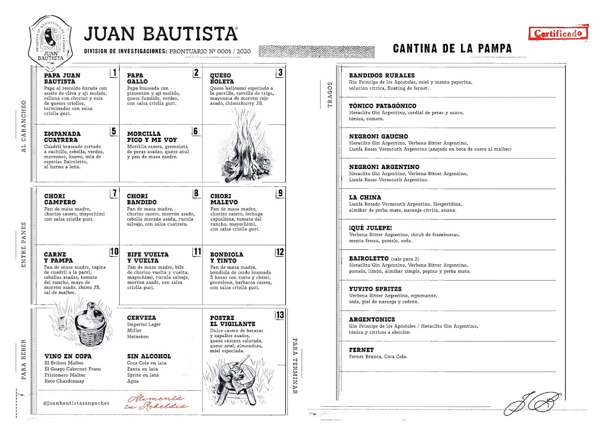 Juan Bautista Parrilla Gaucha Photo Menu 1