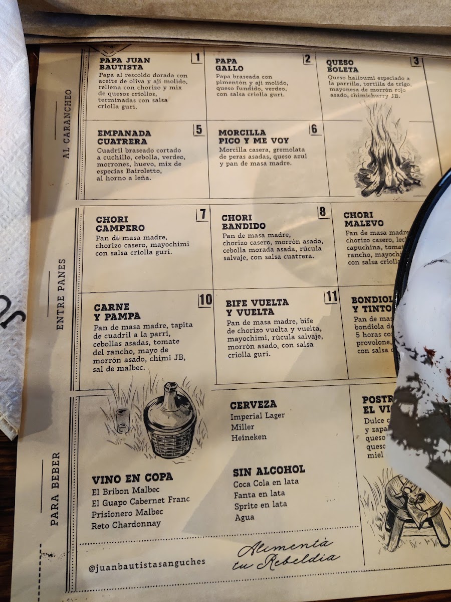 Juan Bautista Parrilla Gaucha Photo Menu 2