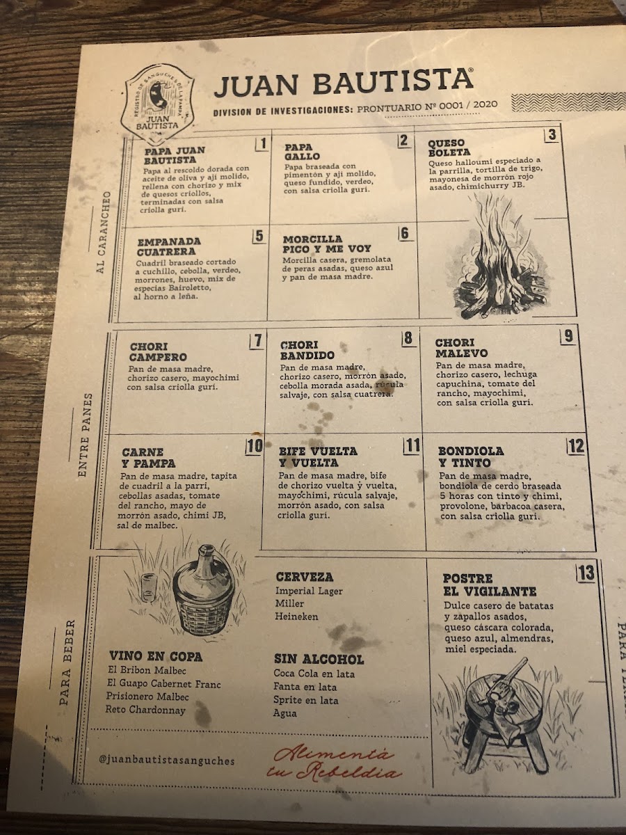 Juan Bautista Parrilla Gaucha Photo Menu 3