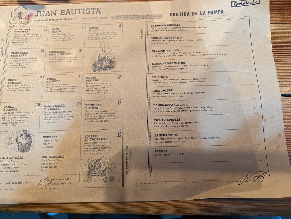 Juan Bautista Parrilla Gaucha Photo Menu 4