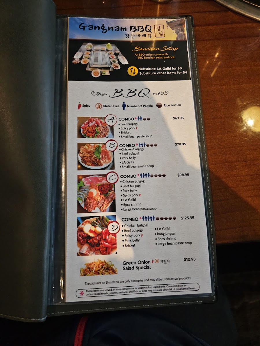 Gangnam BBQ Richland Photo Menu 5