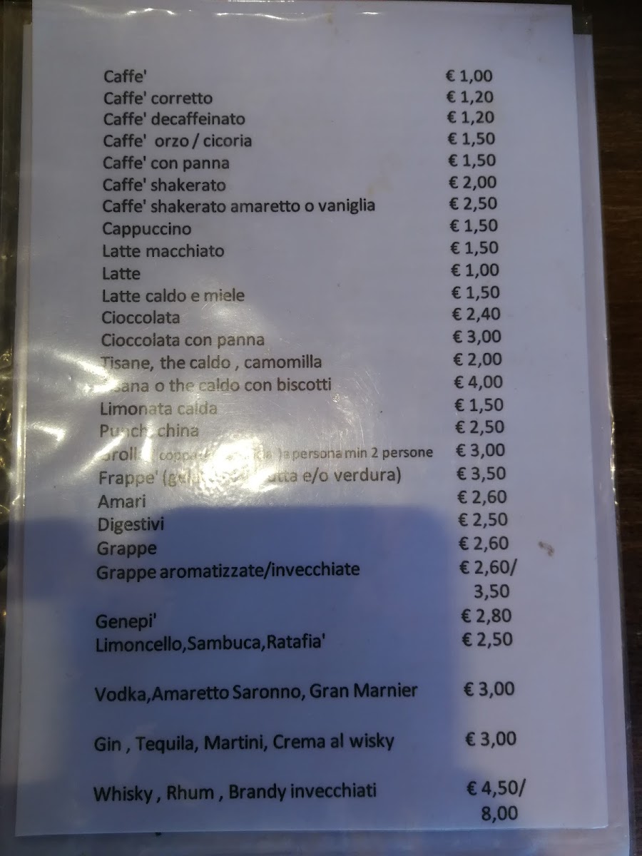 Bar con ristoro caret dal furnacc Photo Menu 2