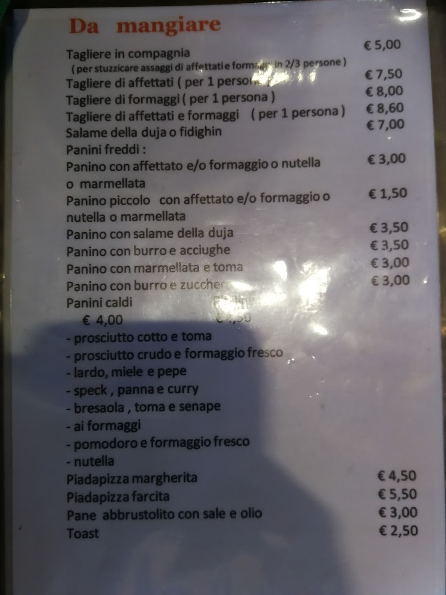 Bar con ristoro caret dal furnacc Photo Menu 4