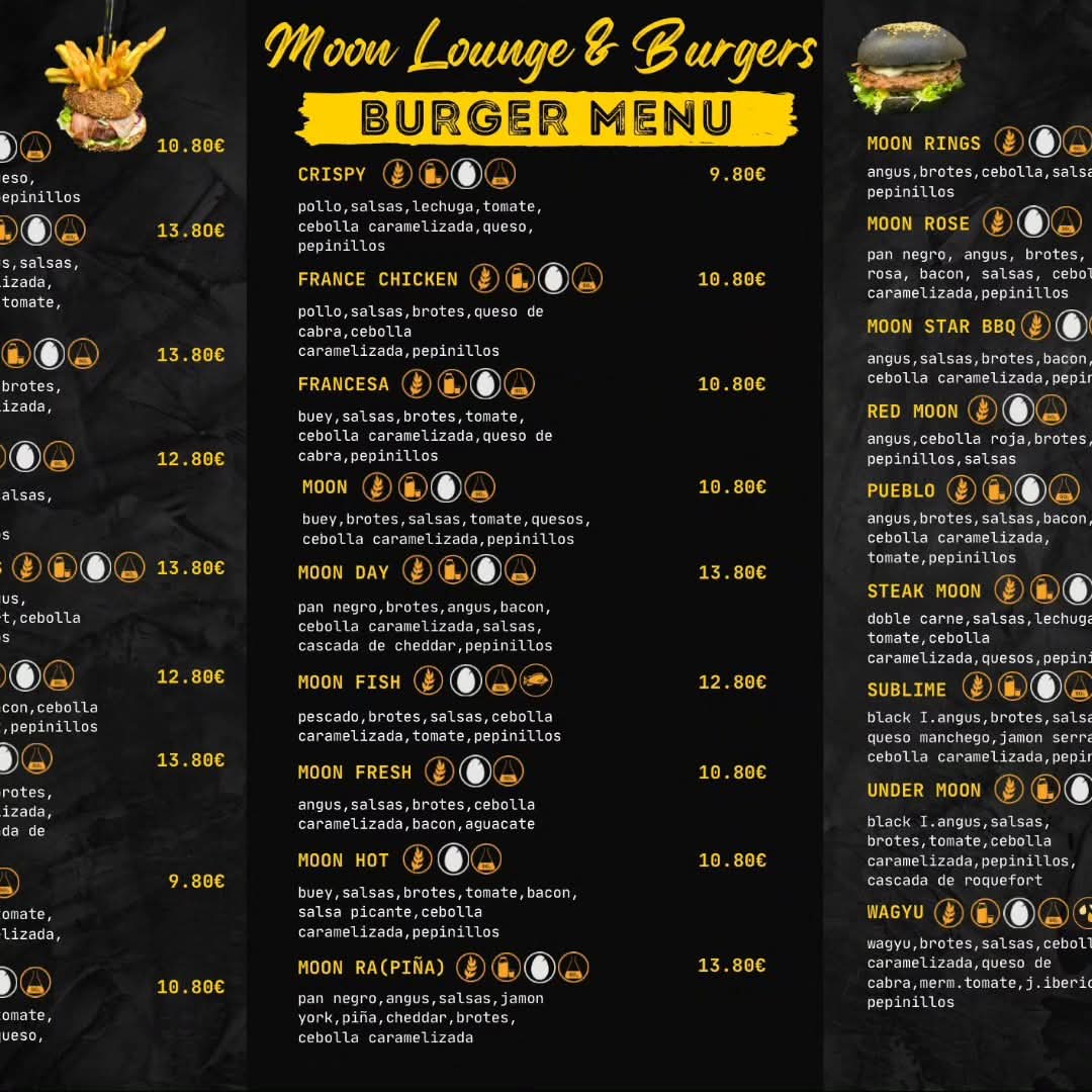 Moon lounge&burgers Photo Menu 3