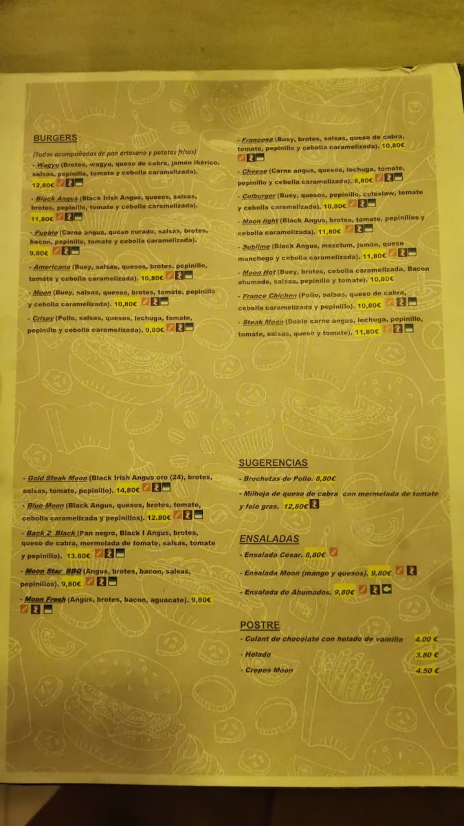 Moon lounge&burgers Photo Menu 6