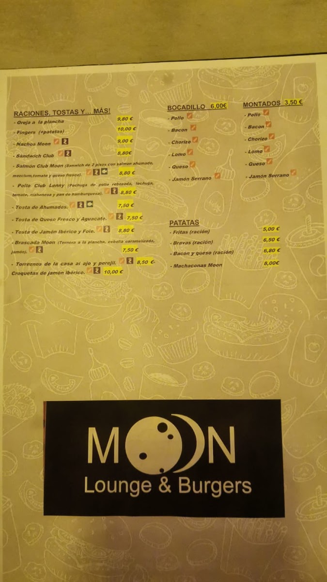 Moon lounge&burgers Photo Menu 8
