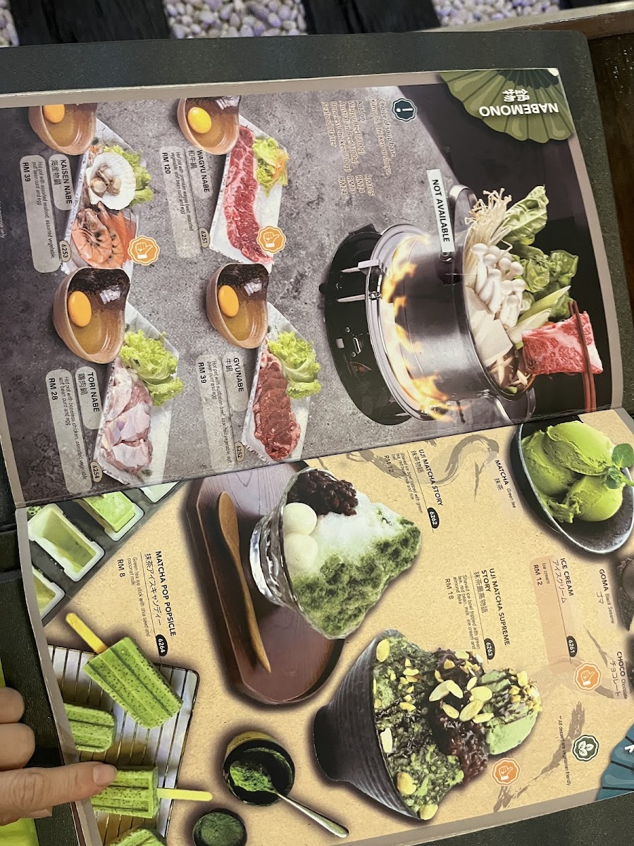 Izakaya Japanese Restaurant Photo Menu 2